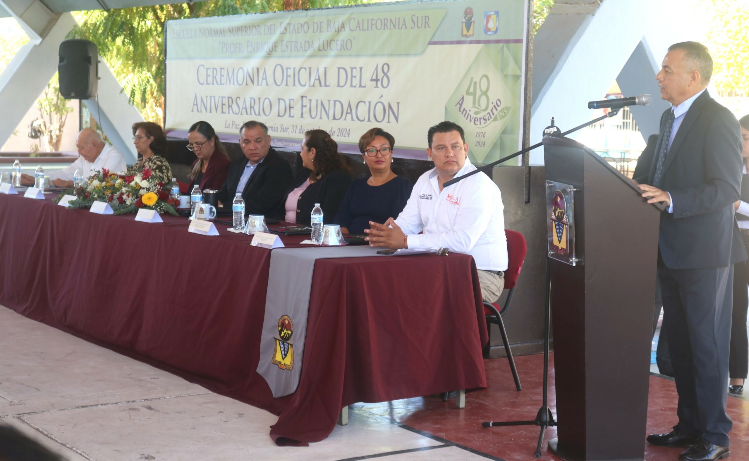 Celebran 48 Aniversario de la Escuela Normal Superior con certificación ISO 21001-2018