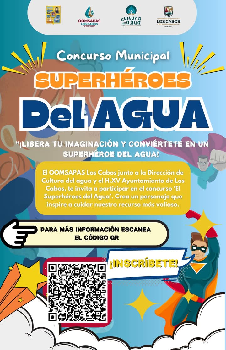 Fomenta el cuidado del agua y gana premios en el concurso «Superhéroes del Agua» 🏅💧