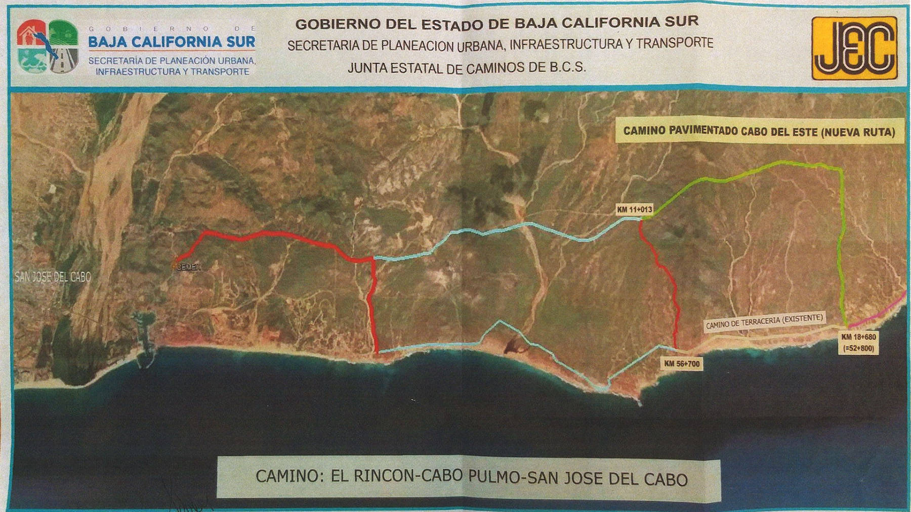 Desde el 2009 RGL Arrendadora de Inmuebles S.A. de C.V. es propietario de los 3.9 Km de camino costero en Cabo del Este