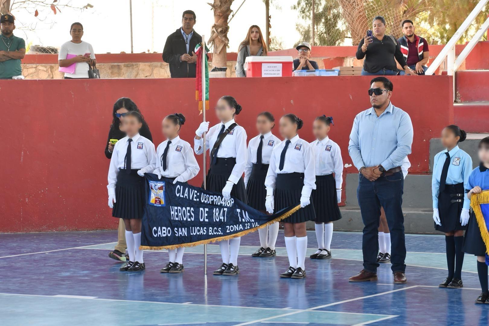 Inauguran Concurso Municipal de Escoltas 2025 en Cabo San Lucas