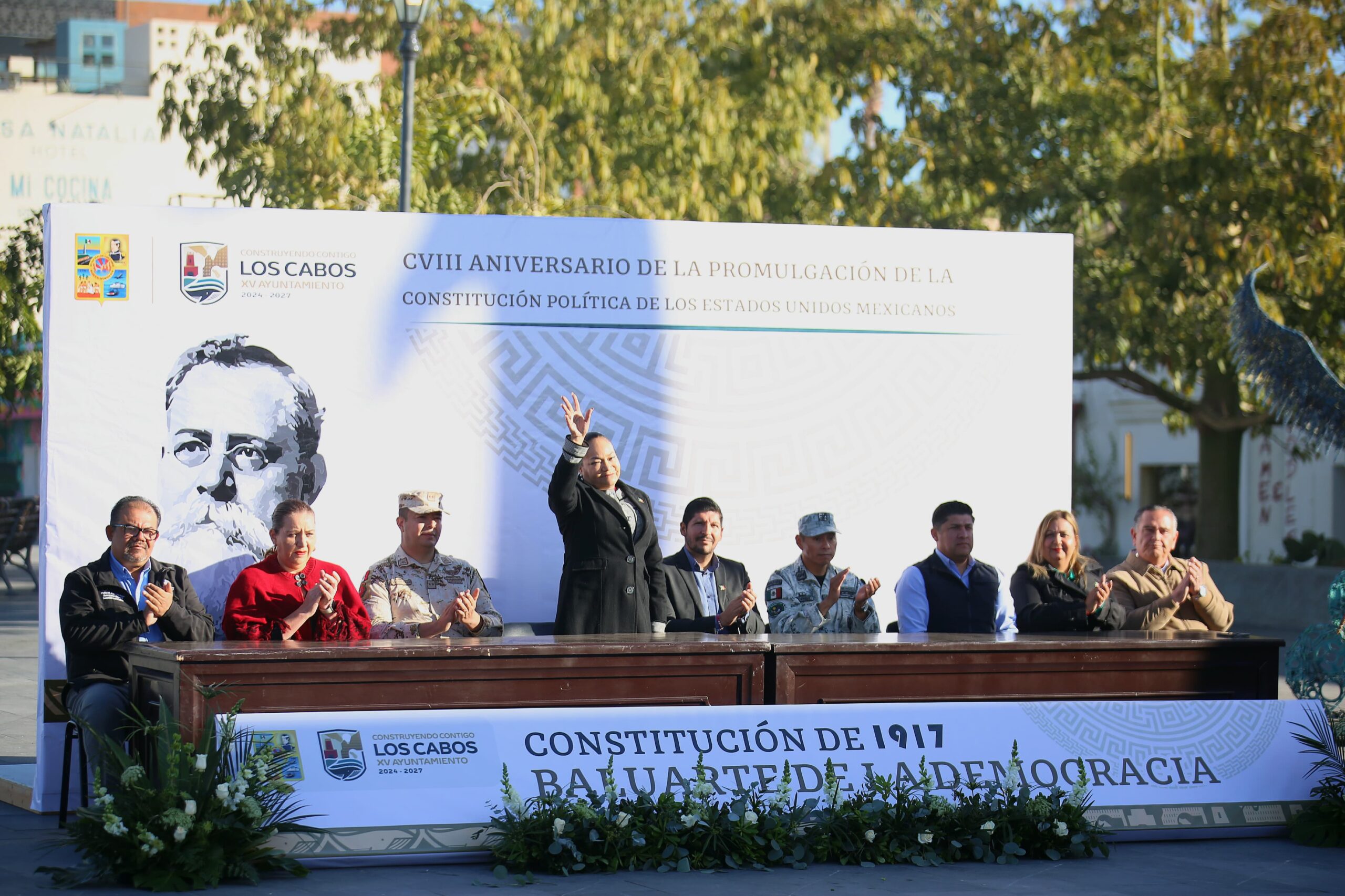 Conmemora XV Ayuntamiento de Los Cabos el 108 aniversario de la Constitución Política Mexicana