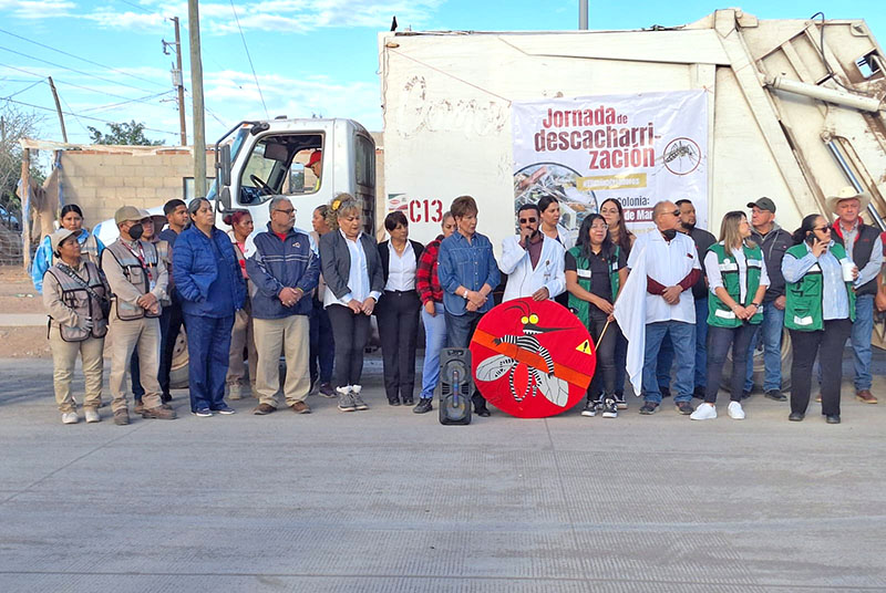 Jornada de limpieza en Ciudad Constitución para combatir el dengue