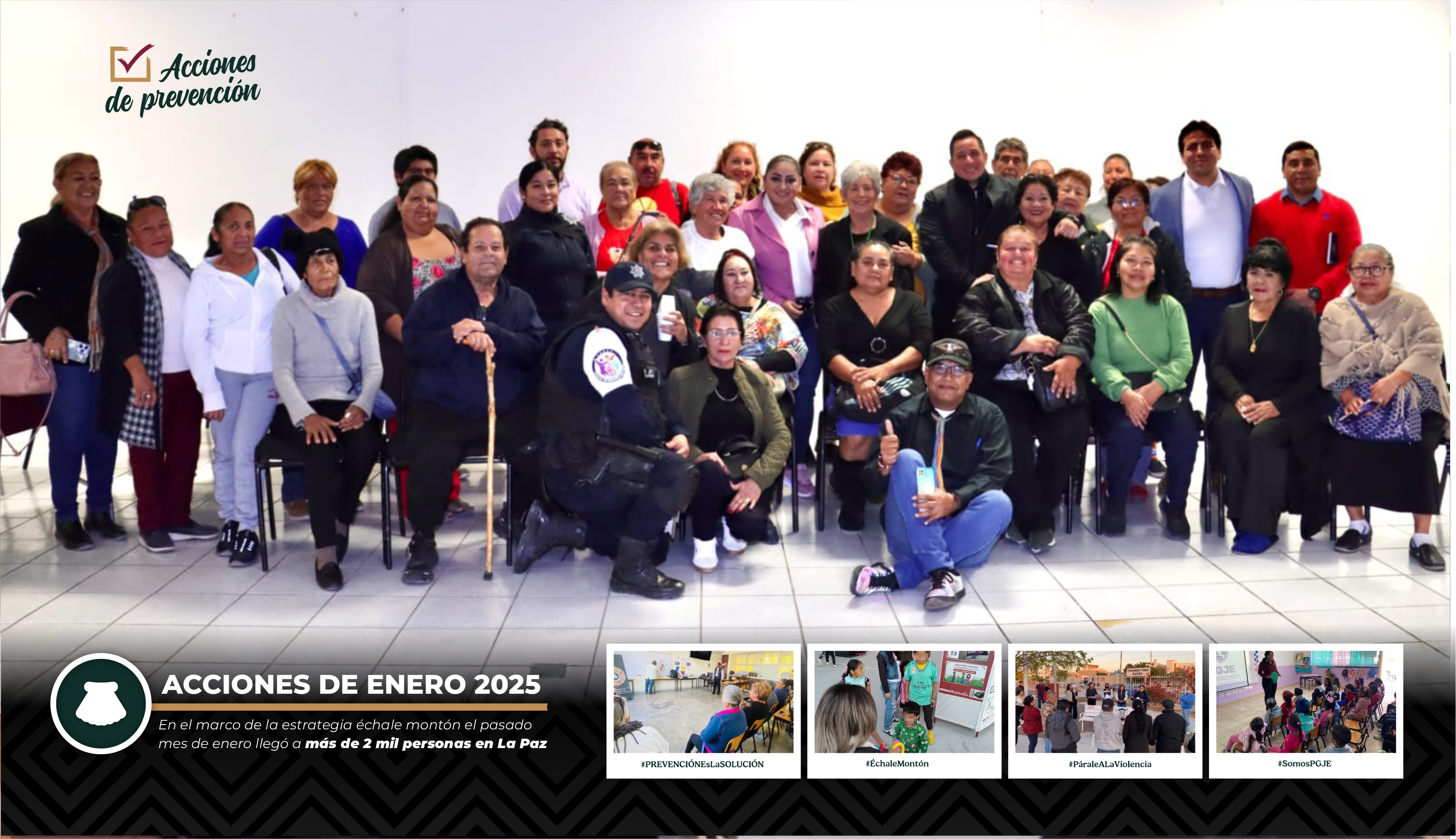 PGJE enfoca su trabajo en prevención de delitos con jóvenes en La Paz