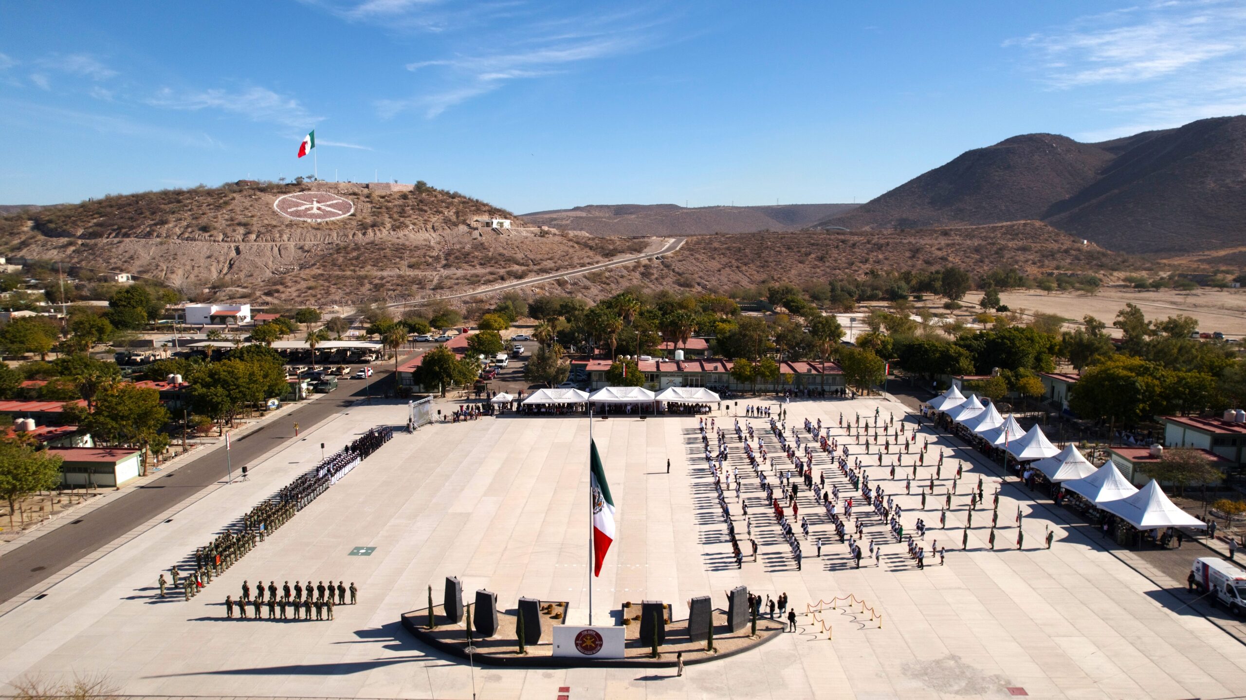 Celebra el Gobierno de BCS el Día de la Bandera Nacional: VMCC