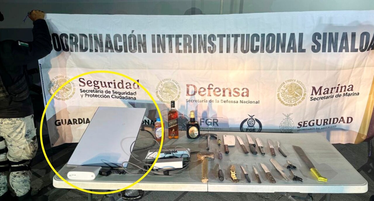 Autoridades decomisan sistema Starlink en prisión de Sinaloa