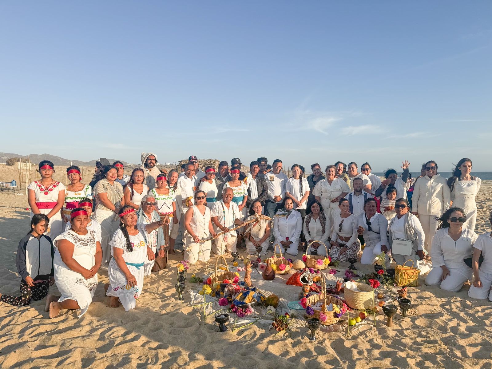 Conmemoran Día Mundial de la Madre Tierra con rituales ancestrales en playa Migriño