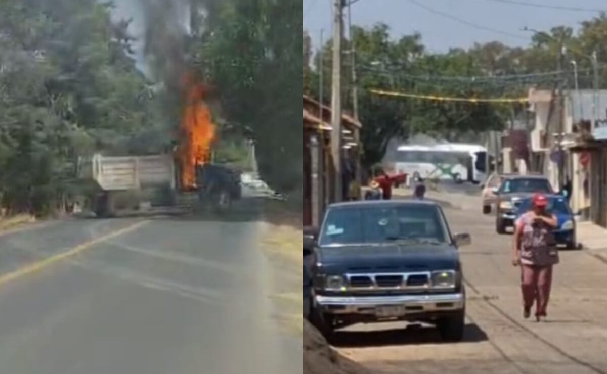 Cártel Michoacano responde con fuego a operativos; suspenden transporte y comercios