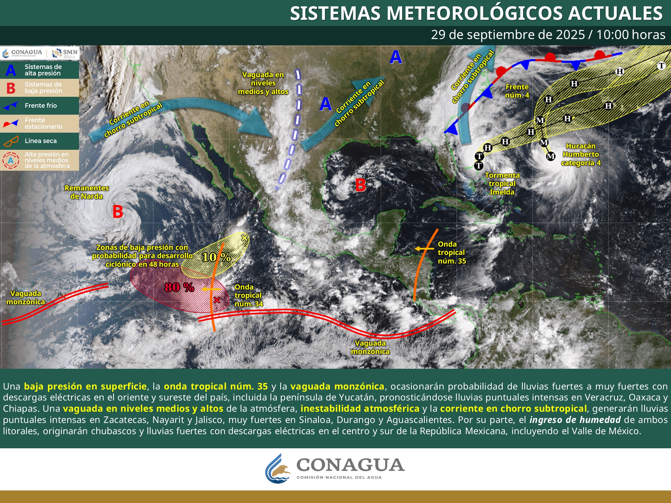 Clima en Los Cabos: calor estable y vigilancia por ciclones en el Pacífico