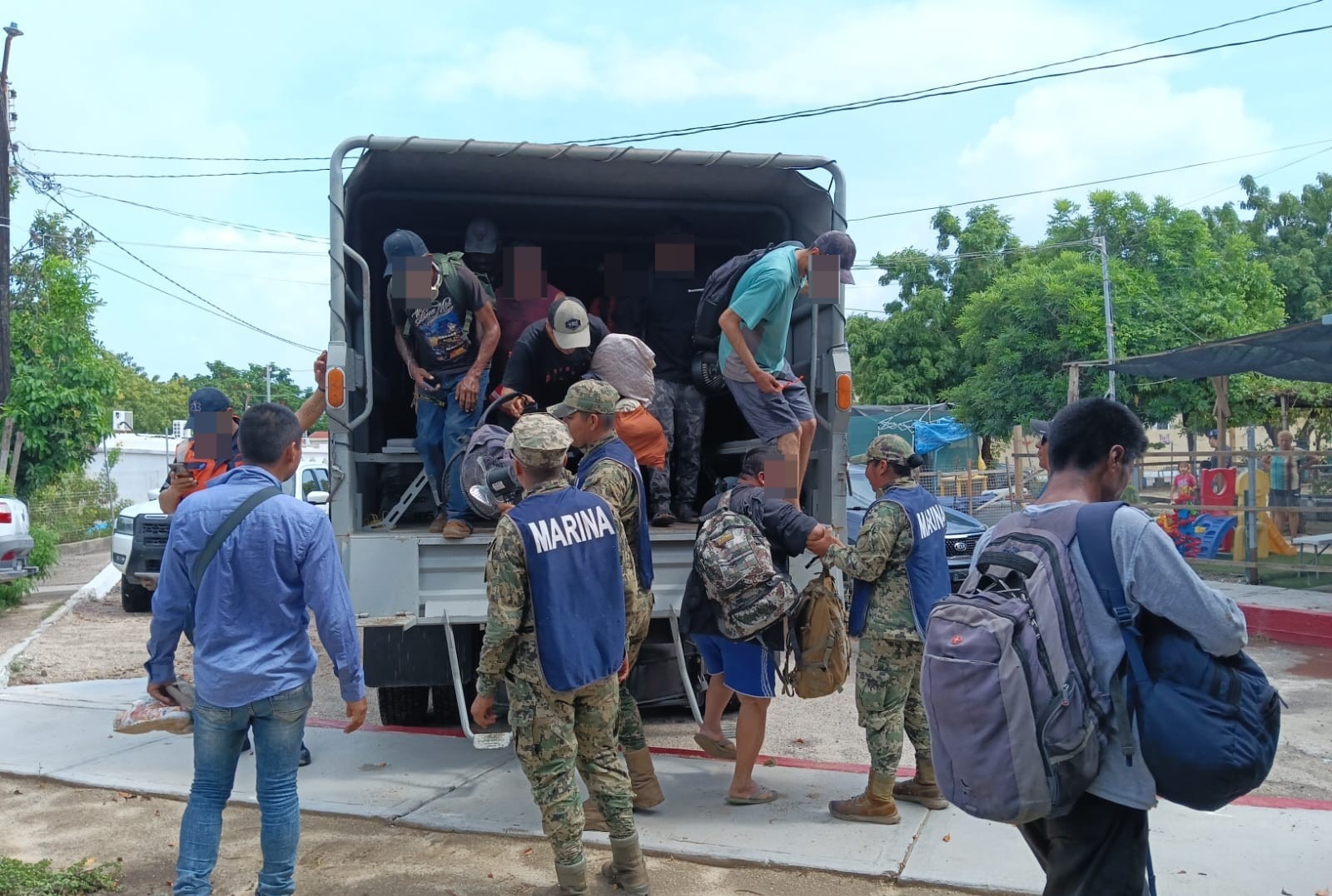 Semar refuerza coordinación con Protección Civil en BCS por impacto de “Priscilla”