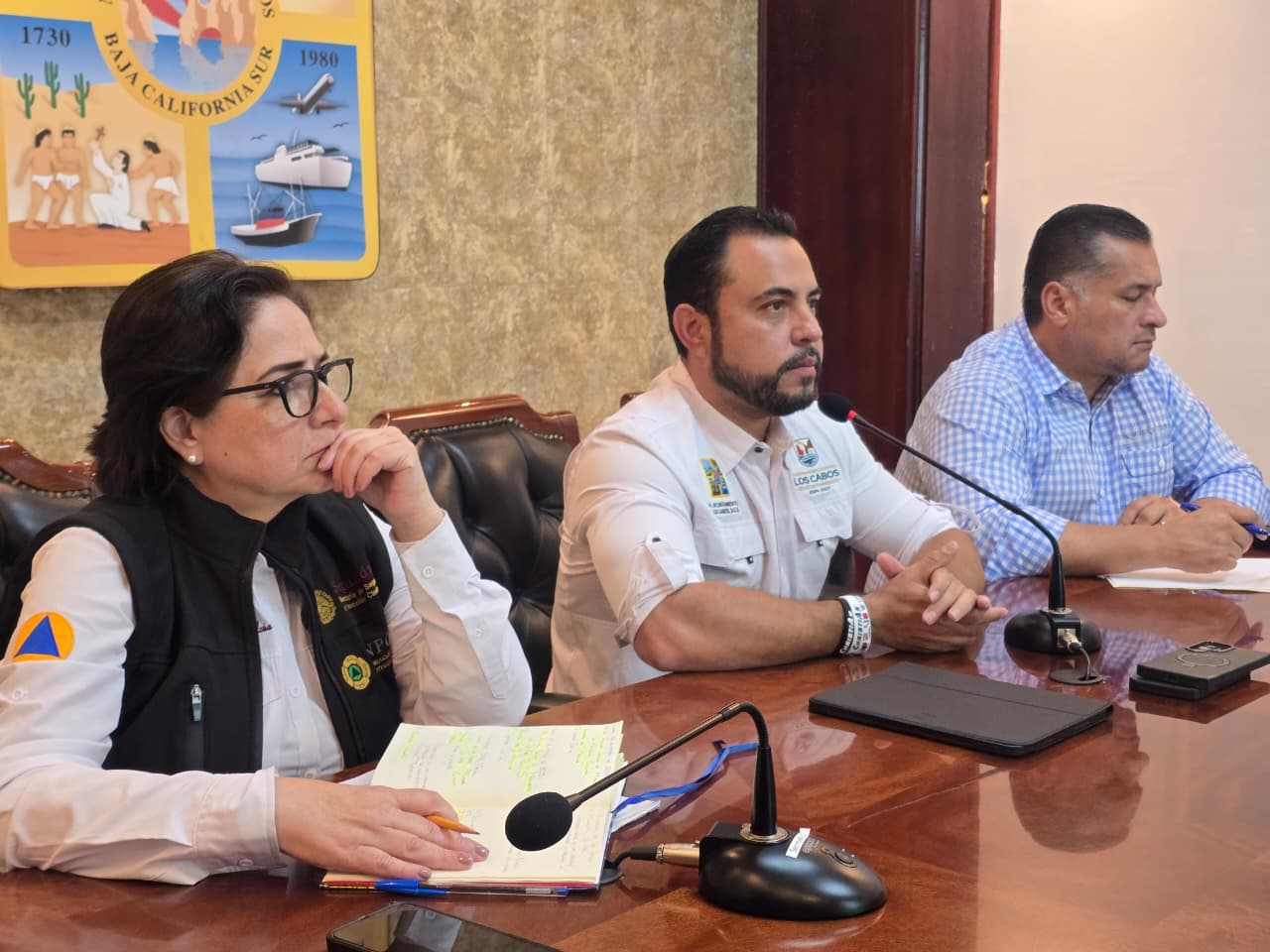 Más de 2,500 elementos desplegados en Baja California Sur por efectos de “Priscilla”