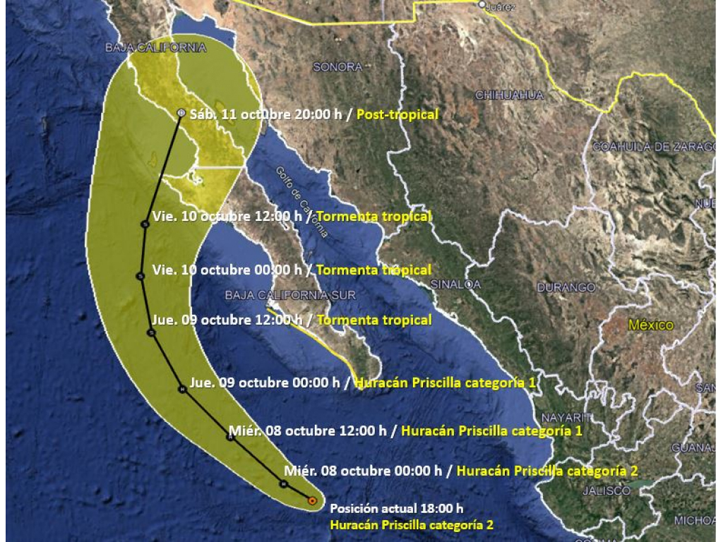 🌤️ Pronóstico del clima para hoy en Los Cabos