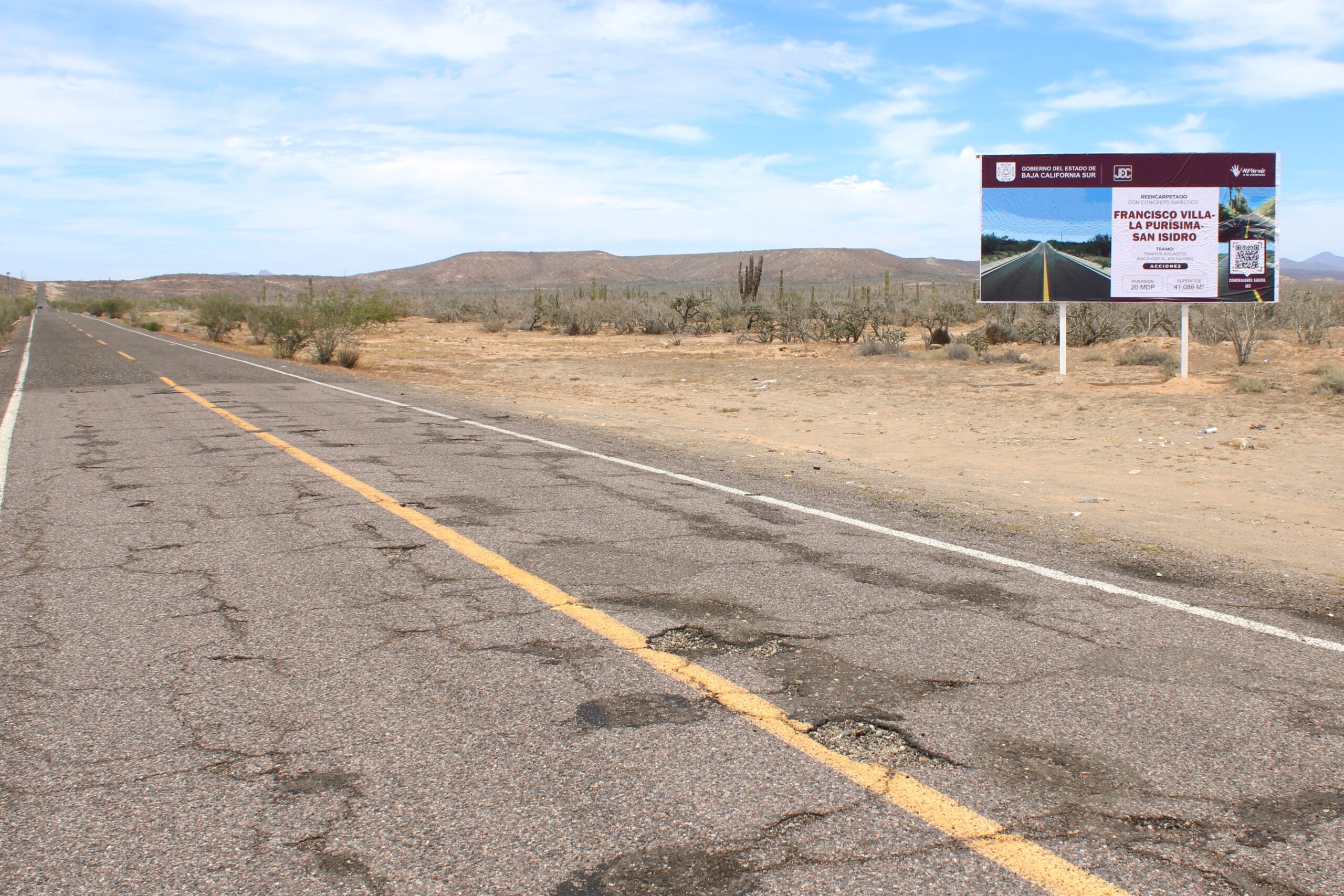 Inicia Gobierno del Estado reencarpetado en camino Francisco Villa – La Purísima – San Isidro con inversión de 20 mdp