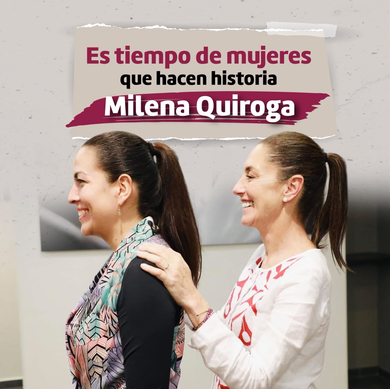 Milena Quiroga destaca liderazgo de Claudia Sheinbaum previo a su visita a La Paz
